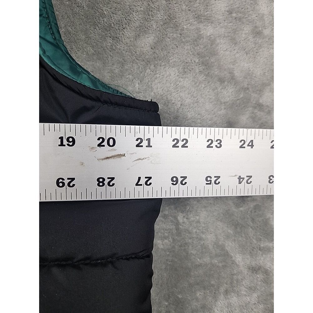 Gap Mens Puffer Vest Size S Black Green Liner Insulated Sleeveless Jacket - Picture 7 of 9